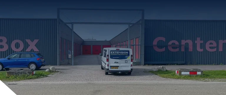 Elektrische schuifpoort bij Boxcenter Emmen​