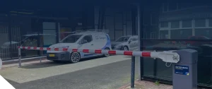 Slagboom bij de Harmonie in Leeuwarden