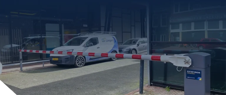 Slagboom bij de Harmonie in Leeuwarden